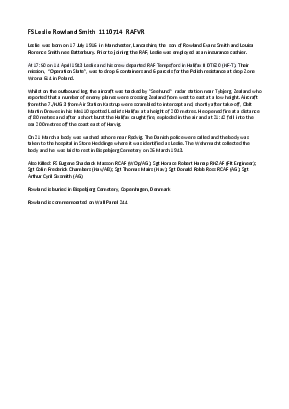 A preview of a PDF biography for Smith, Leslie Rowland